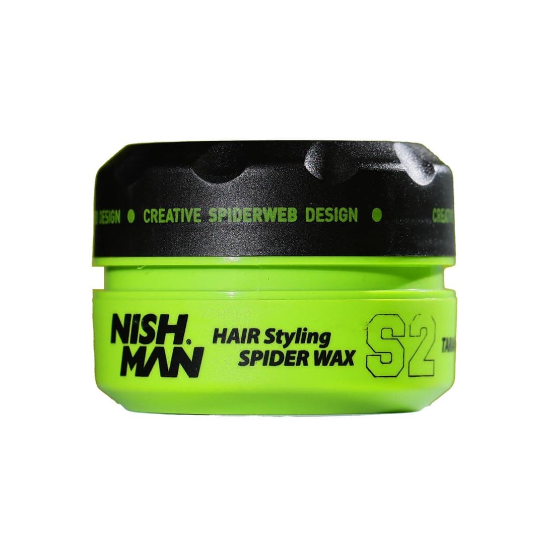 Nishman Hair Styling Spider Wax Tarantula 100g Web Effect Volume Shine Hair Style 100g100ml