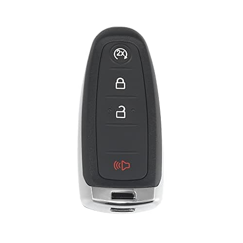 X AUTOHAUX 315MHz M3N5WY8609 Replacement Smart Proximity Keyless Entry Remote Key Fob for Ford Edge Explorer 2011-2015 for Ford Taurus Flex 2013-2019 for for Ford Expe 4 Buttons with Door Key