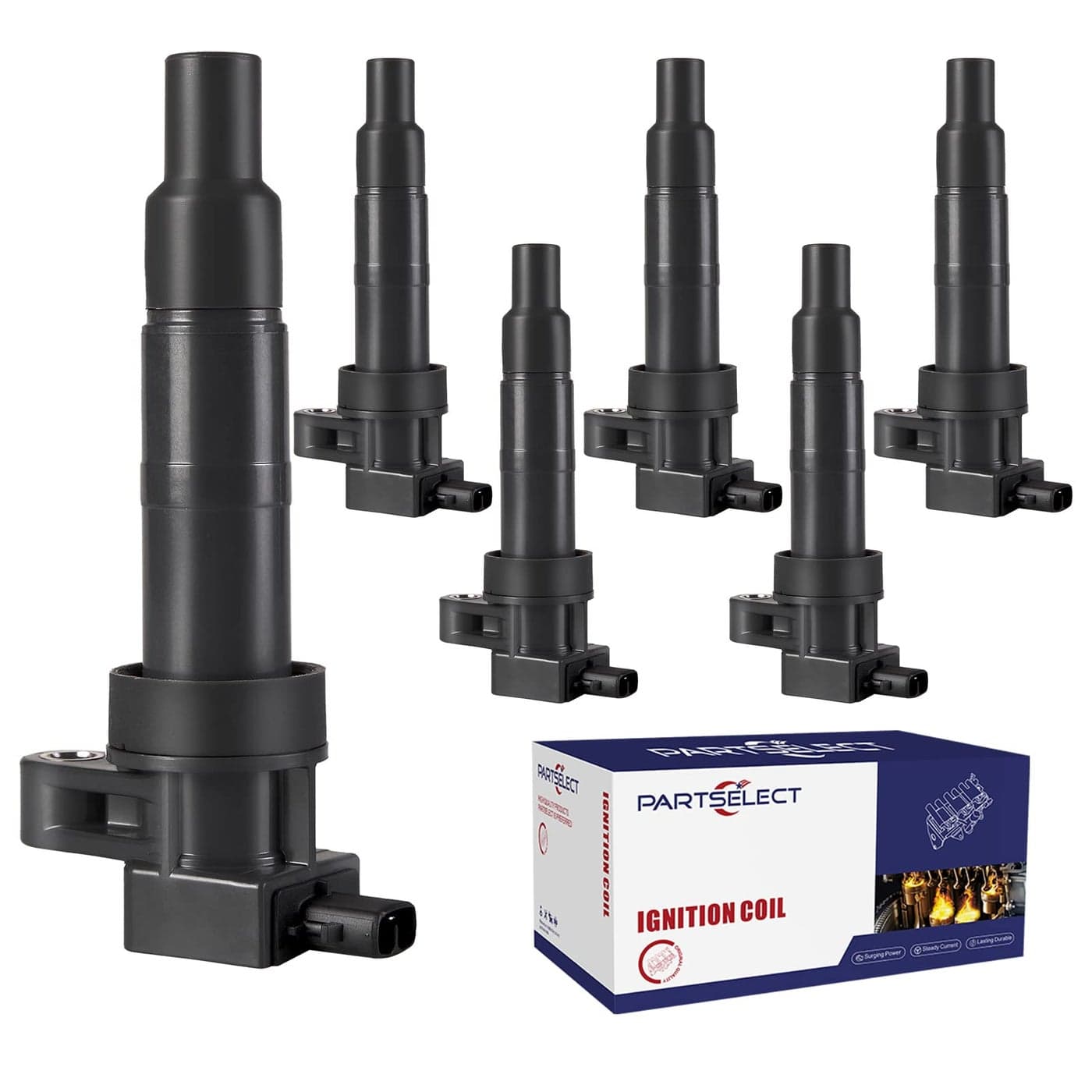 Partselect 6PCS Ignition Coil Pack UF546 Replacement for Hyundai Sonata 20062010 Santa Fe 20072018 Kia Sedona 20062017 Sorento 20072017 V6 33L 35L 38L