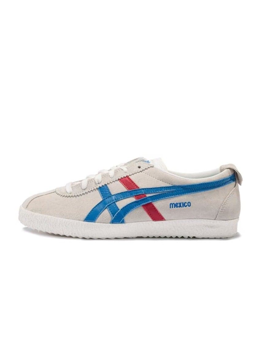 Delegation Casual Colorblock Sneakers Beige/Blue/Red
