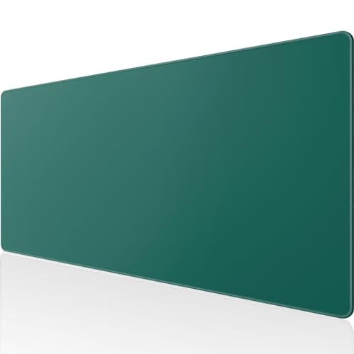 KTRIO Large Gaming Mouse Pad with Stitched Edges, Extended Mousepad with Superior Micro-Weave Cloth, Non-Slip Base, Water Resist Keyboard Pad for Gamer, Office & Home, 31.5x15.7in, Forest Green