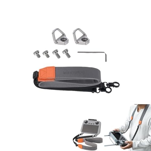 Xmipbs Neck Strap Lanyard Belt with Hook, PU Leather Lanyard Compatible with RC2/RC1/RC Pro/RC Pro 2/RC Plus 2/1/Smart Remote Controller for DJI Mavic 4 Pro, Mini 4 Pro, Mavic 3 Series