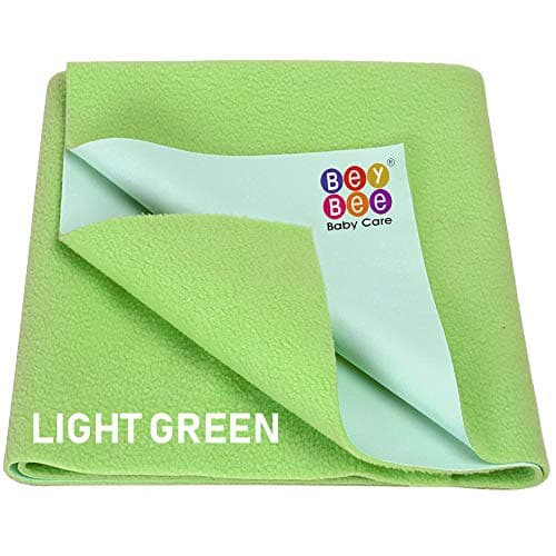 BeyBee Just Dri Baby Bed Seet Larg Lite Gren Waterprof