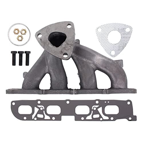 NewYall L4 2.4L Exhaust Manifold with Gasket Kit for Buick Allure 10, LaCrosse 10-16, Regal 11-17, Verano 12-17, Chevrolet Impala 14, Malibu 08-14, Orlando 12-14, Pontiac G6 09-10, Saturn Aura 2009