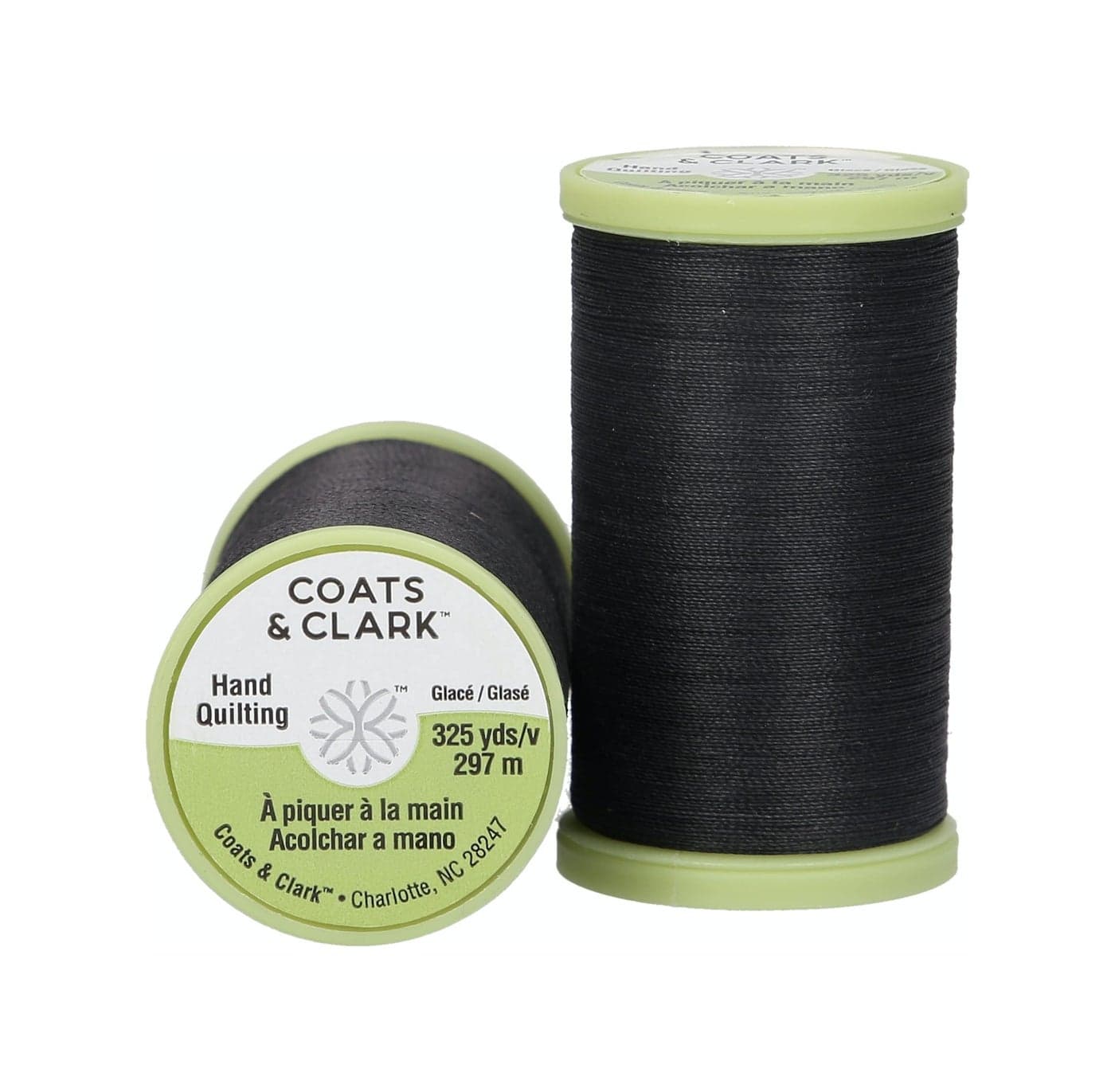 Coats Thread Zippers Dual Duty Plus Hand Quilting Thread 325Yard Black