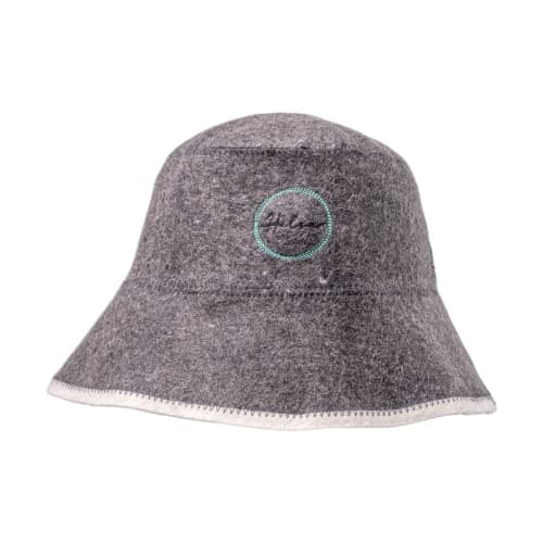 Halsa Sauna Hat, Natural Wool Sauna Cap for Men and Women, Eco-Friendly Insulating Headgear for Spa, Steam Room, Banya, Bathhouse, Comfortable, Breathable, Handmade, One Size Fits All
