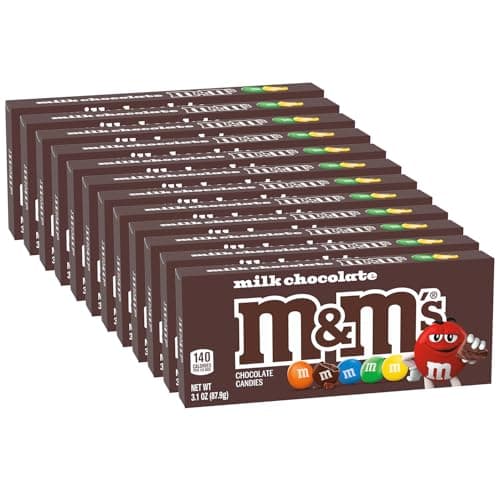 MMS Milk Chocolate Candy Movie Theater Box 310 Ounce Pack of 12