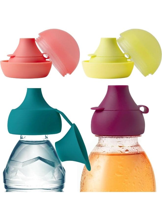 Boon Snug Sip Universal Water and Juice Silicone Bottle Toppers