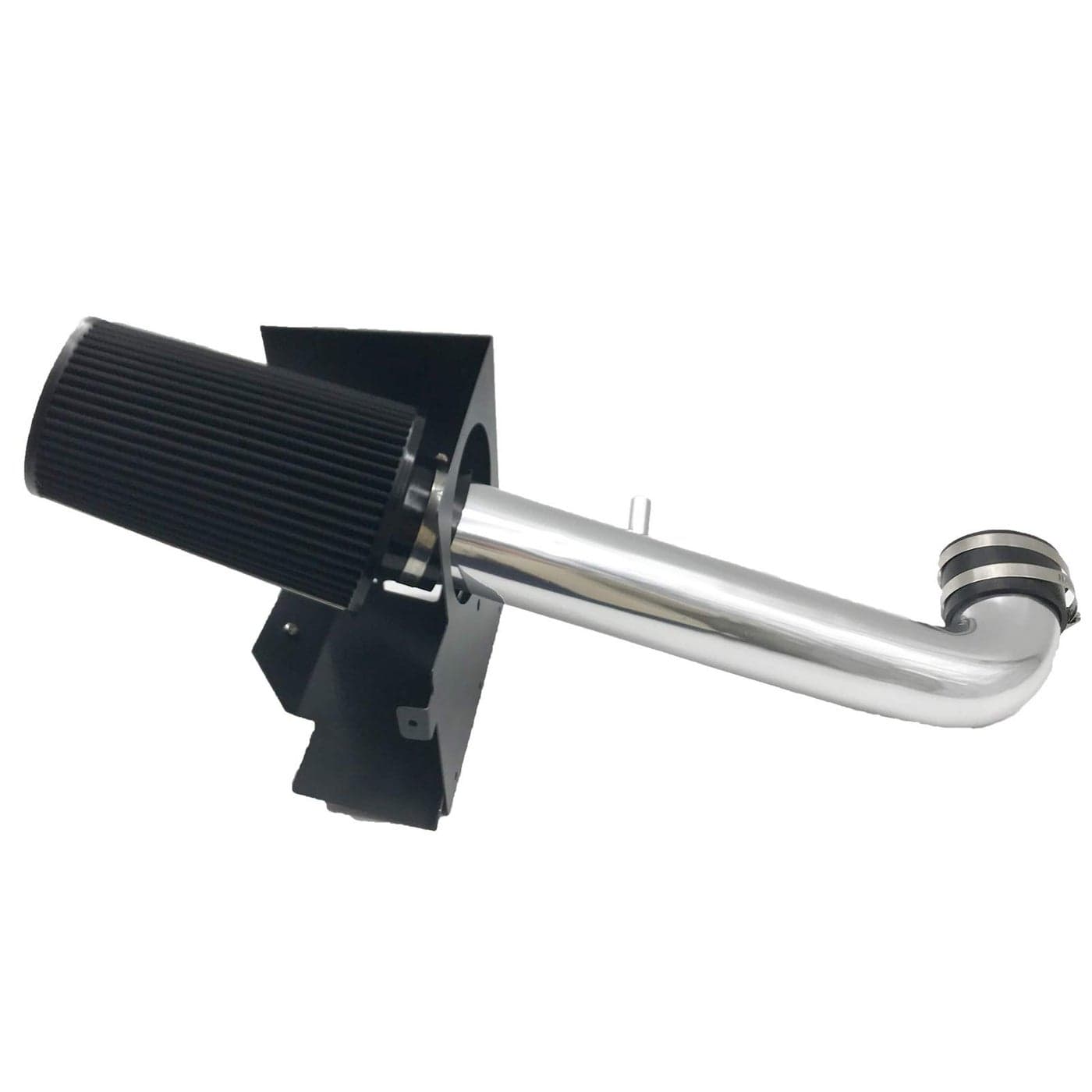 Performance Cold Air Intake Piping Kit for 20122018 Jeep Wrangler 36L V6 Silver Black