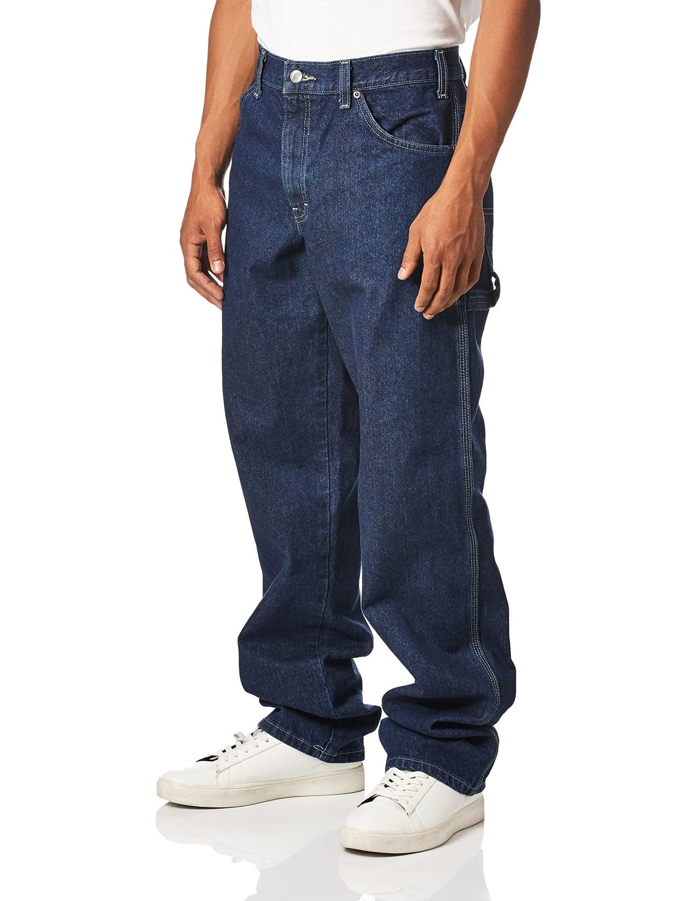Dickies Mens Relaxed Fit Carpenter Jeans, Indigo Blue, 40W x 32L US
