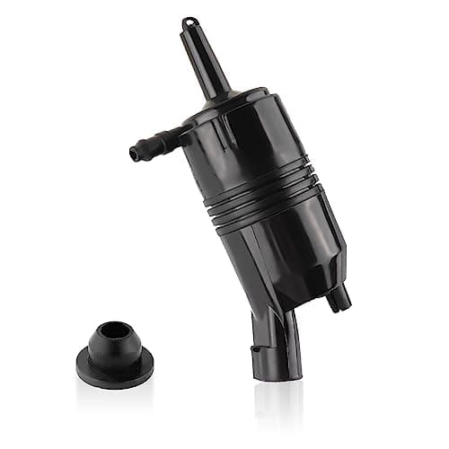 Car Windshield Washer PumpOEM385232316A Windshield Wiper Pump Compatible with Chevy SilveradoImpalaGMC SierraCadillacBuickCar Accessories Single Hole Washer Fluid Pump with Grommet
