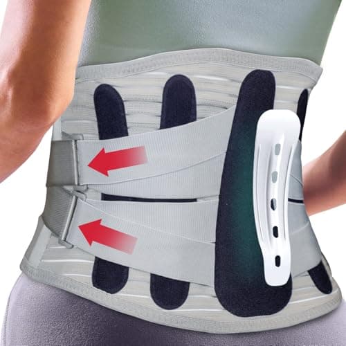 AGEasy (Max Group) Spine Pro Belt for Lower Back Pain Relief, Sciatica, Muscle Strains, and Spinal Recovery | Adjustable Lumbar Support Belt for Men & Women | Improves Posture, Reduces Discomfort | Orthopedic LS Belt (M)