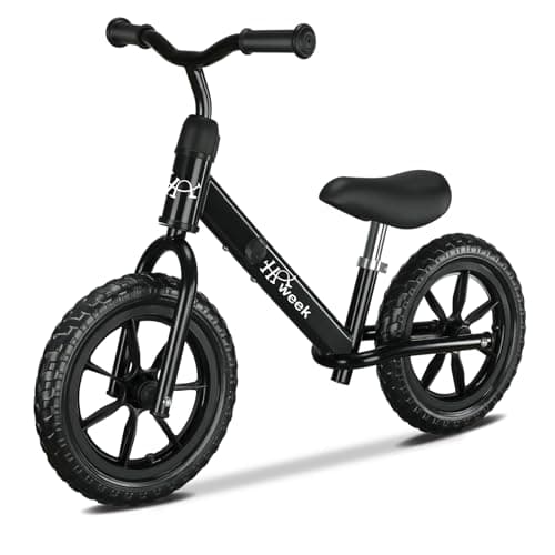 HAWEEK Toddler Balance Bike for 35 Year Old12 No Pedal Balance Bike for Kids 24 Year Old Boys GirlsToddler Training Bike Ride On Bicycle Toys Birthday Gift for 13 Black