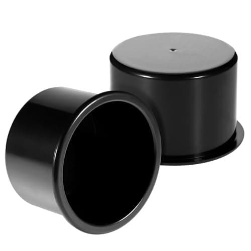 2Pcs Black Sofa Cup Holder Dropin Cup Holder Universal Plastic Recessed Cups Holders Insert Replacement Drink Can Holders for Sofa Boat Couch Car Truck Poker Table339Inch