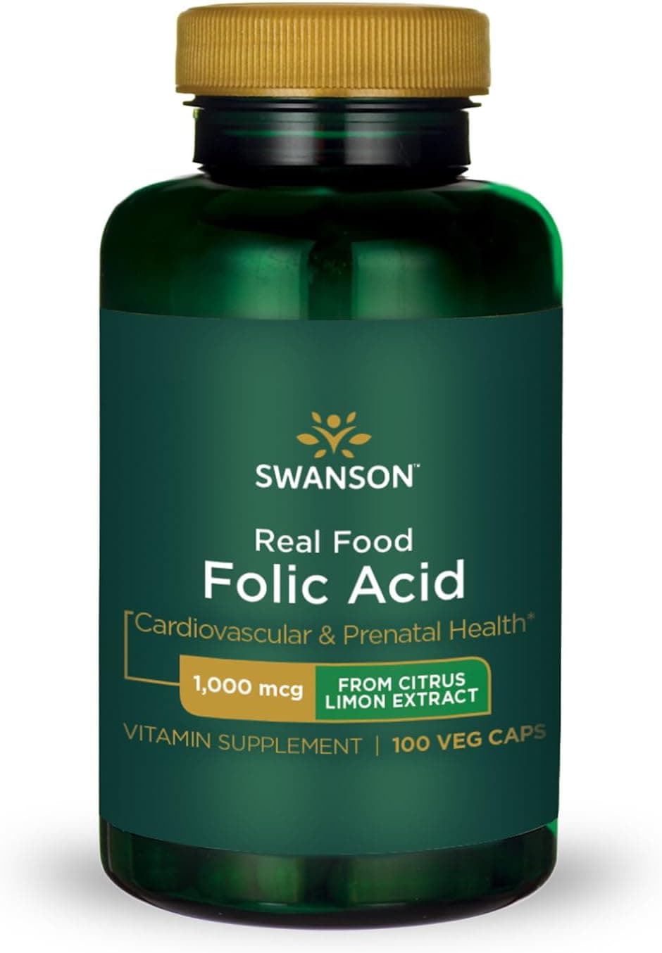 Folic Acid Supplement 1000 mcg for Women