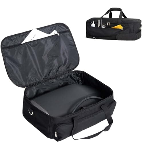 NOELIFE Bag for Ooni Koda 16, Portable Carrying Case with Pockets for Ooni Pizza Oven Accessories, Padded Carry Bag Made of Thickened Fabric, Heavy-Duty and Water Resistant (Oven Not Included)