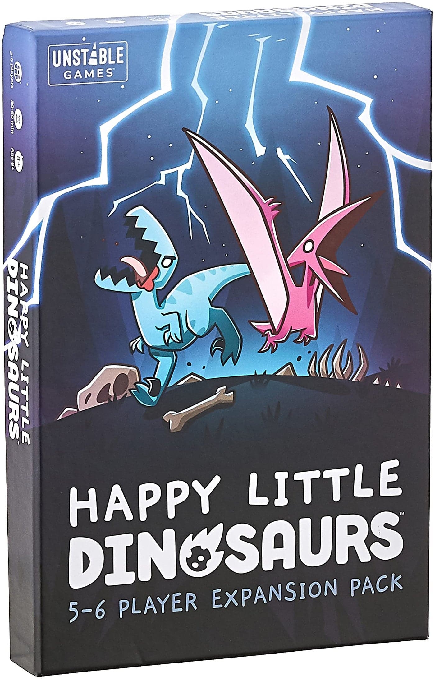 Unstable Games Happy Little Dinosaurs 56 Player Expansion Pack Cute card game for kids teens adults Dodge lifes disasters 56 players ages 8 Great for game night