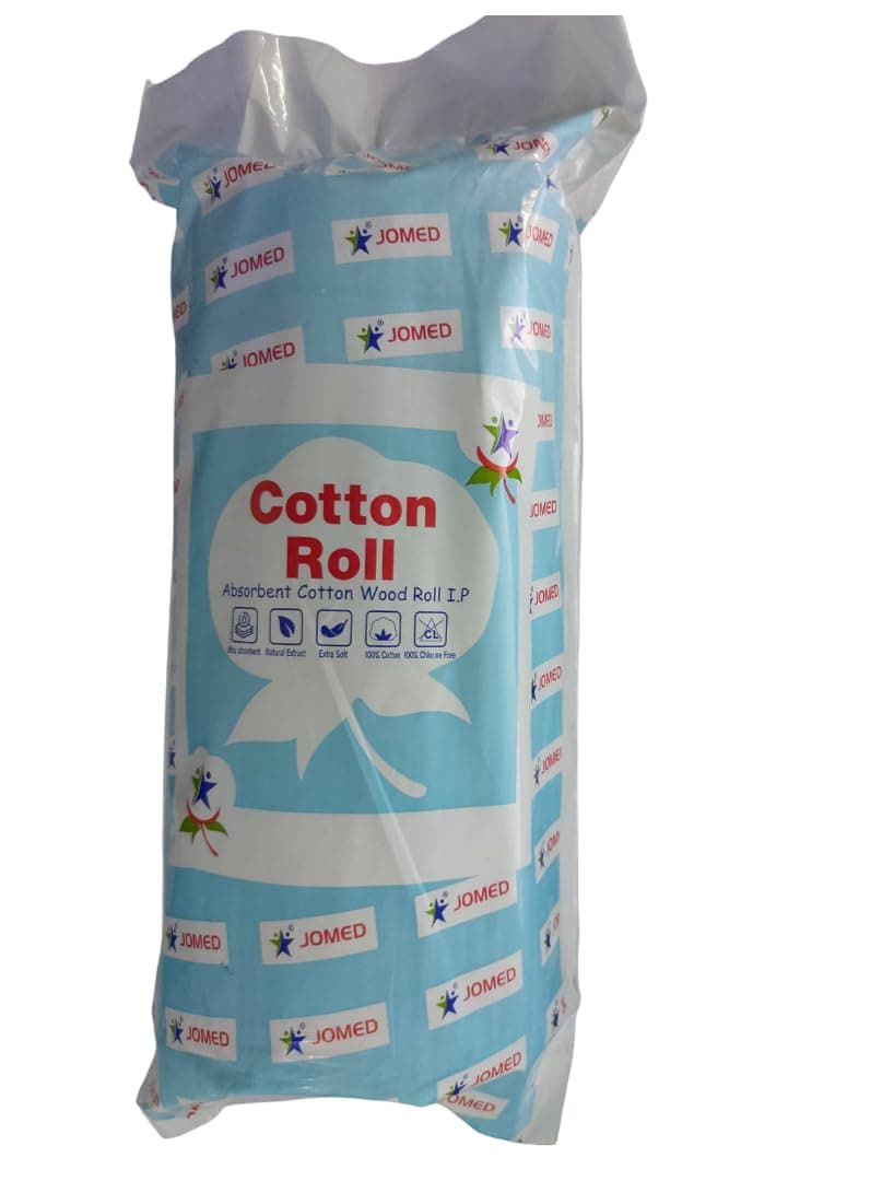 JOMED - 400GM Absorbent Cotton Roll Ideal for Makeup Removal, Toner, Ultra Soft Cleansing, Medical Use