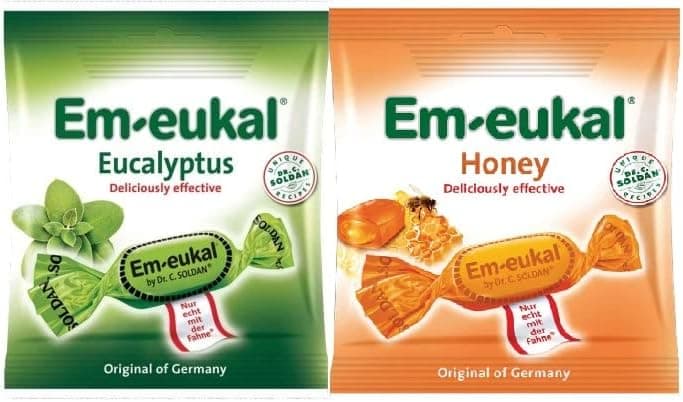 Dr C Soldan Em Eukal Throat Lozenges Honey and Eucalyptus 50 g Each