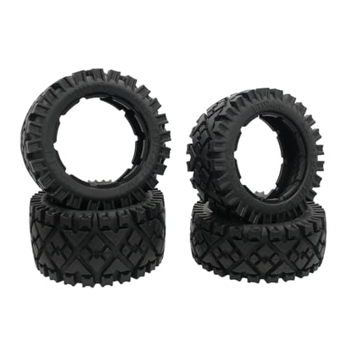 FLMLF All Terrain Wheel Tires Front Rear Tyre Skin for 15 HPI ROFUN BAHA ROVAN KM Baja 5B SS Buggy Truck Rc Car Parts