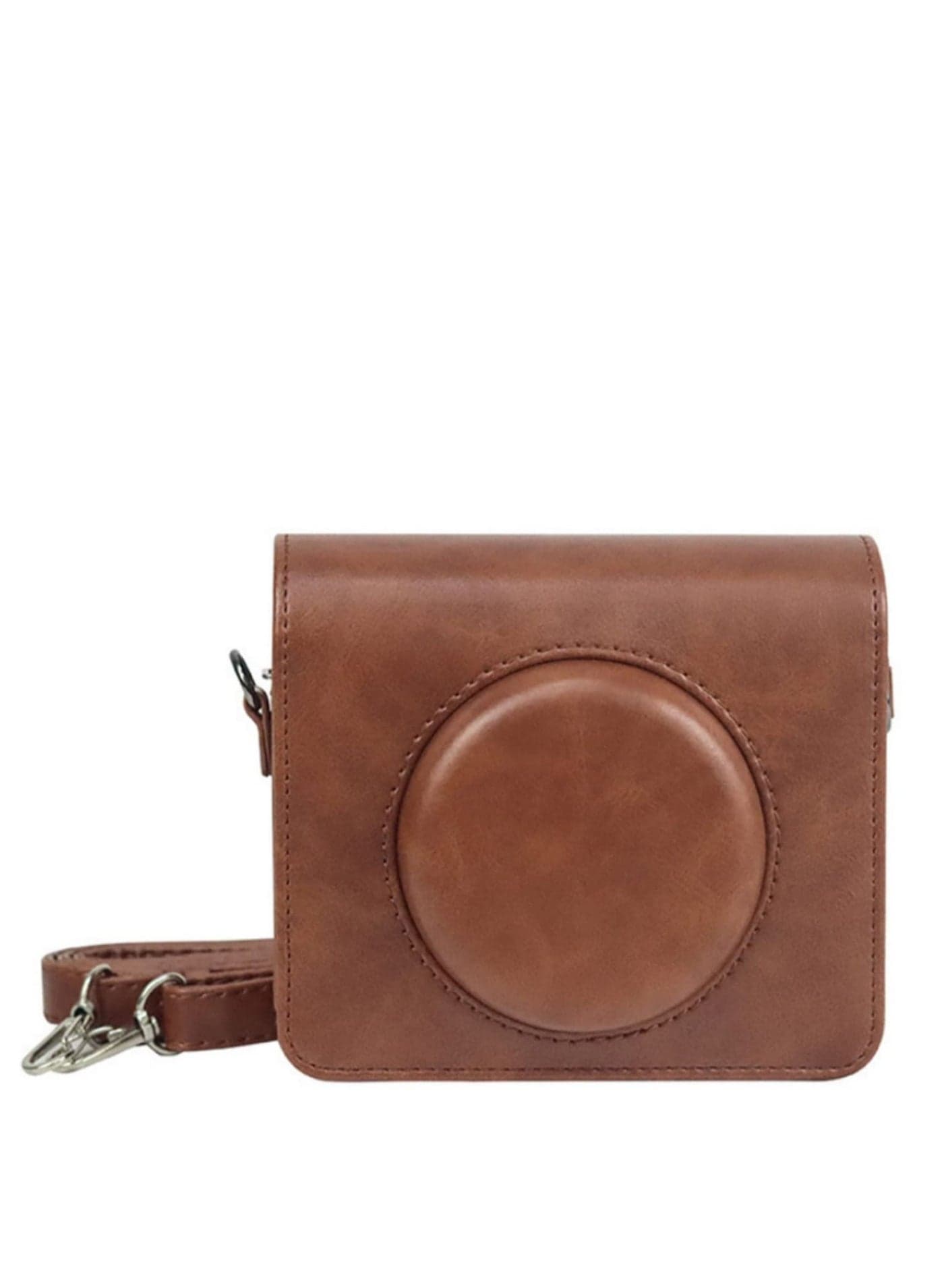 Retro PU Leather Camera Bag for Kodak C300R Portable Protection Case with Vintage Removable Shoulder Strap for Mini Shot 3