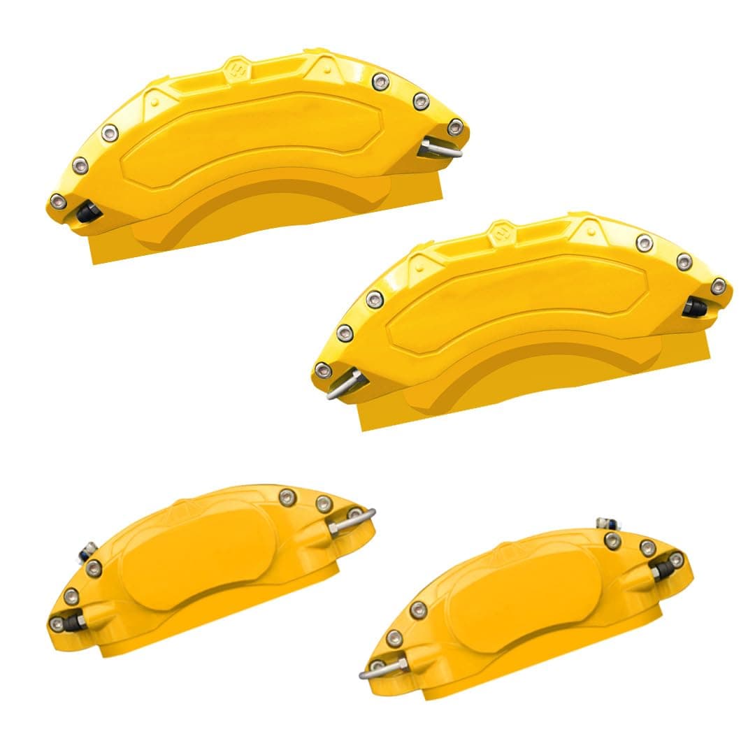 AOOA Aluminum Yellow Caliper Covers Fits 20112023 Dodge ChargerChallenger SXTSEChrysler 300Front Single Piston