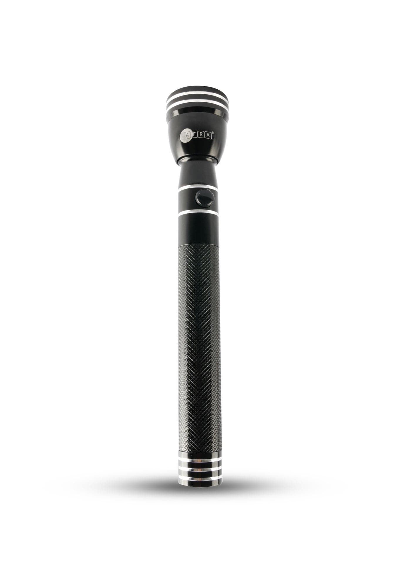 AFRA LED flashlight, 3W, Rechargeable Battery 1000MAH, Waterproof, Shock and Corrosion Resistant, Compact Design, With AC Adapter, AF-0001AATR, 2 Years Warranty