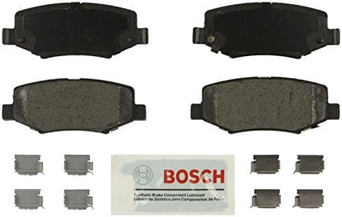 BOSCH BE1274H Blue SemiMetallic Disc Brake Pad Set With Hardware Compatible With Select Dodge Nitro Jeep Liberty Wrangler Wrangler JK REAR