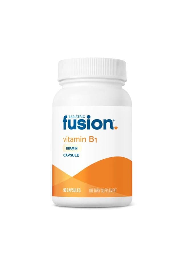 Vitamin B1(Thiamine) for Bariatric Surgery Patients Including Gastric Bypass & Sleeve Gastrectomy, Easy to Swallow Capsule, 90 Count