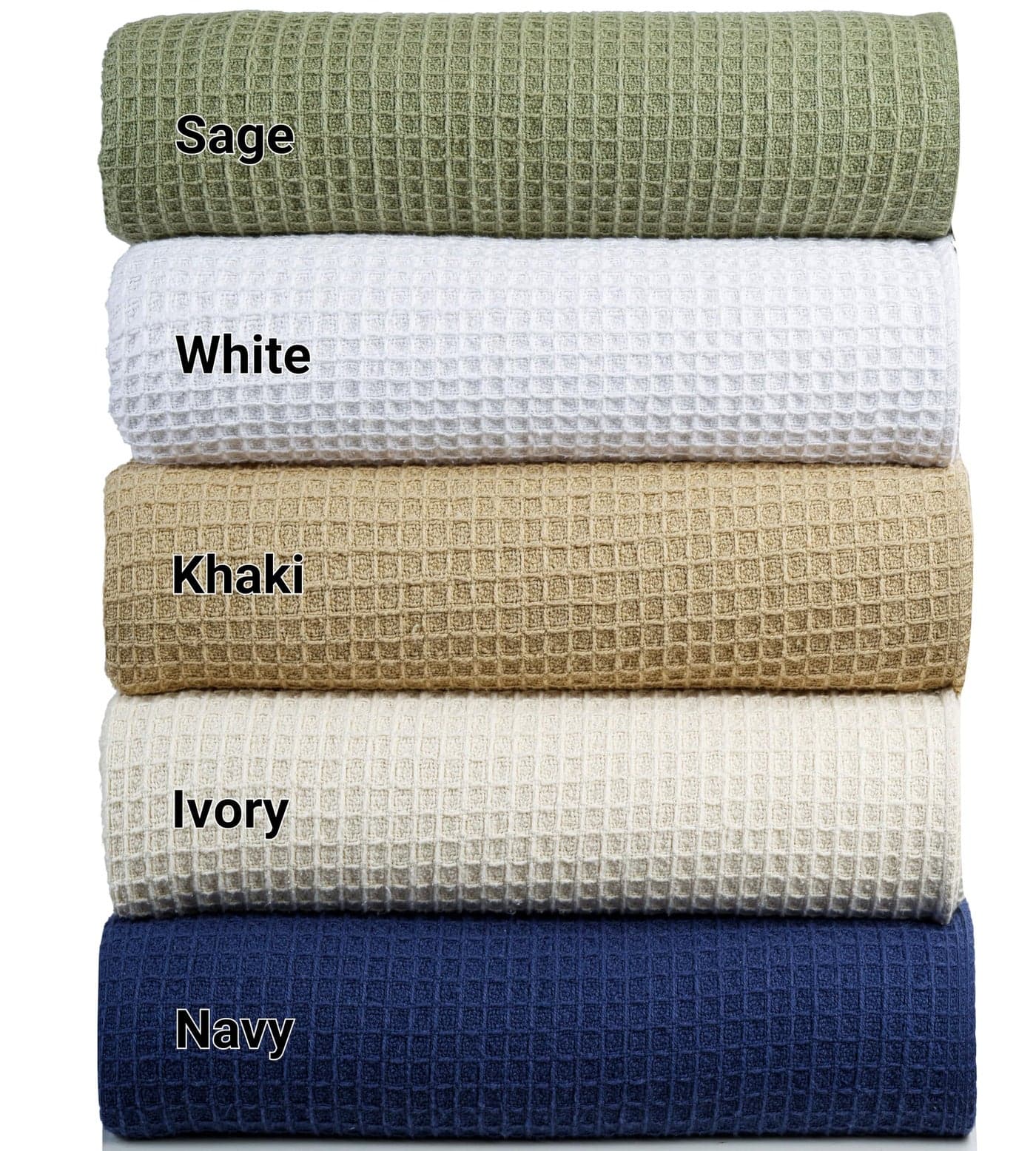 Tex Trend 100 Cotton Blanket Soft and Breathable Twin XL Waffle Blanket All Season Comfort Suitable for Bed Layering Sofa Couch Khaki 60x90