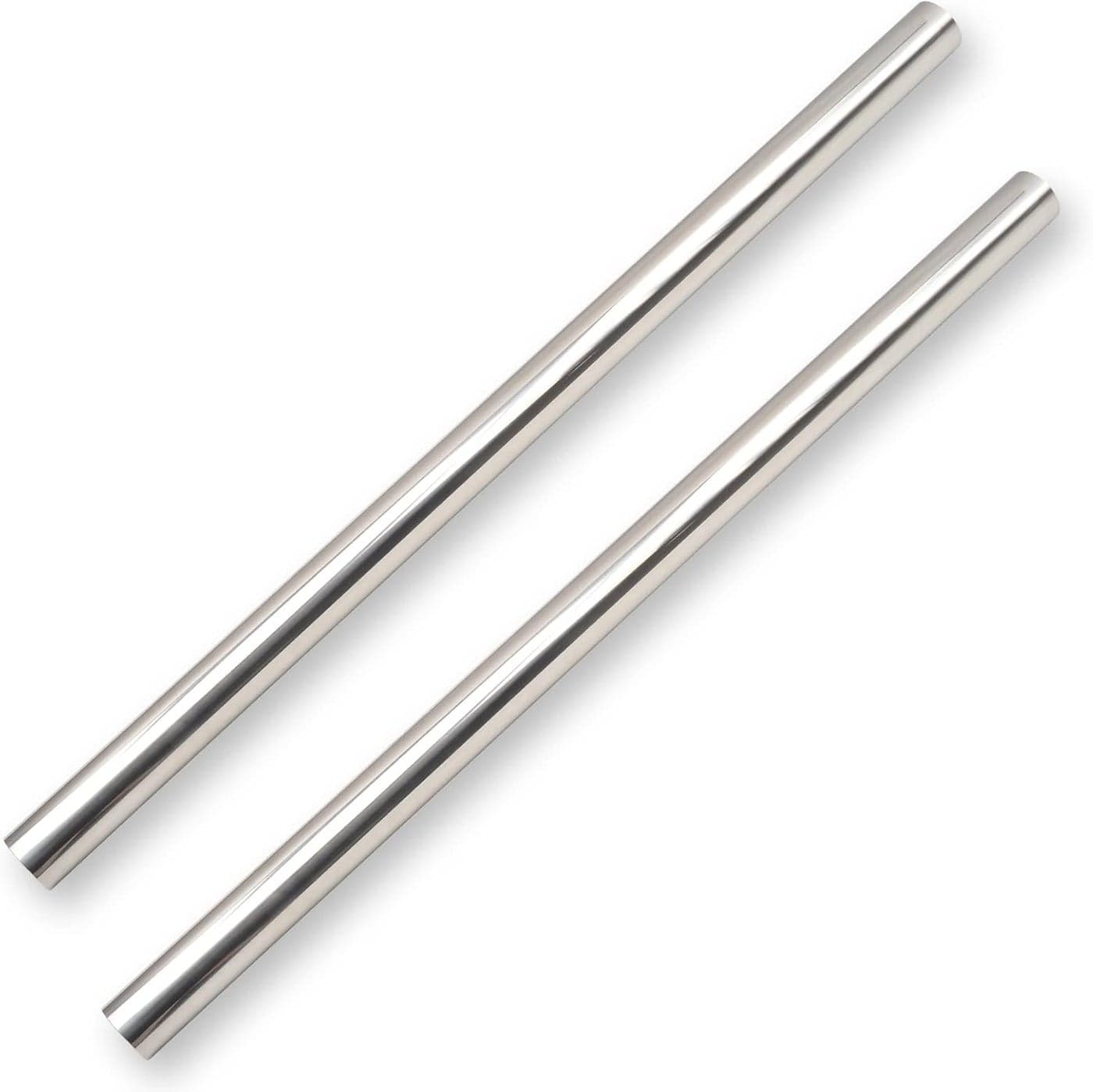 FGJQEFG 3 Inch Straight DIY Custom Mandrel Exhaust Pipe Tube, 40 Inch Length, T304 Stainless Steel - 2PCS