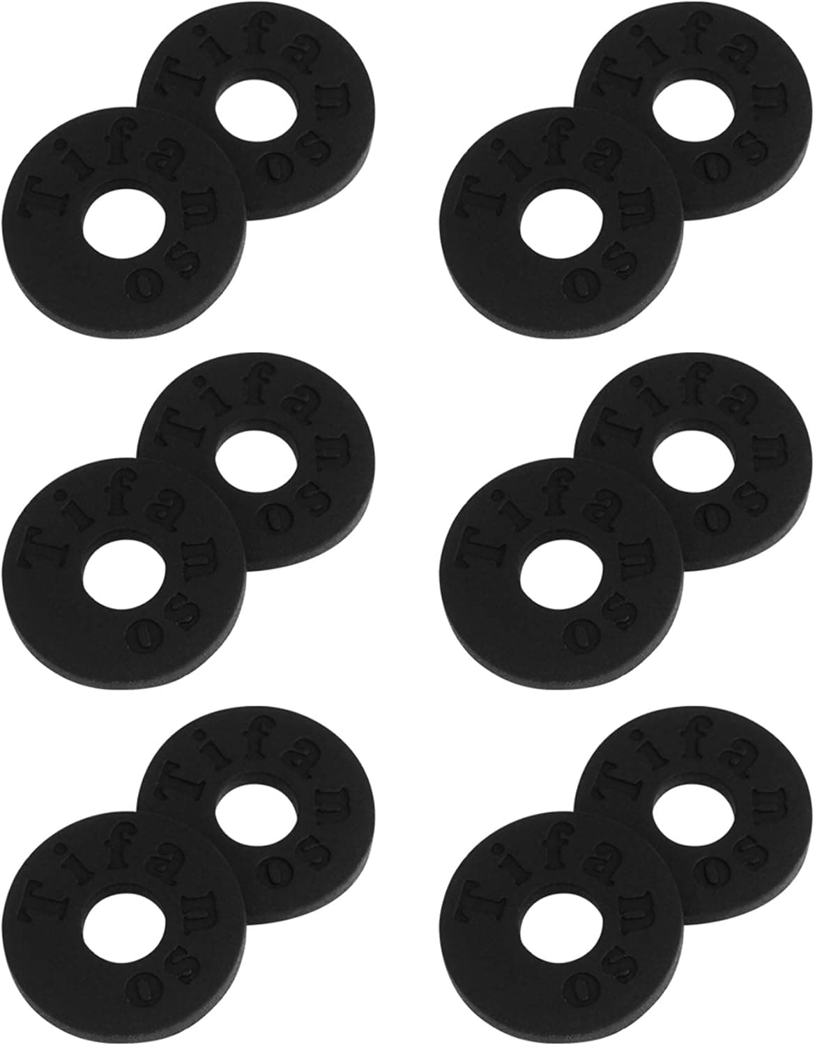 tifanso 6 Pairs Guitar Strap Locks Premium Strap Blocks Guitar Protector Black