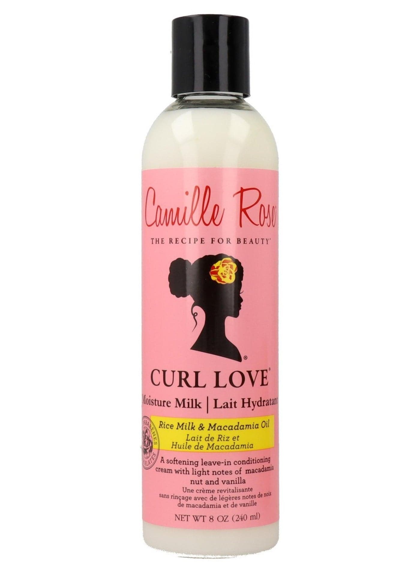 Curl Love Moisture Milk | Leave-In Conditioner for Curly Hair - Hydrates, Reduces Frizz, Repairs Damaged Hair - Vanilla, 8 Fl Oz