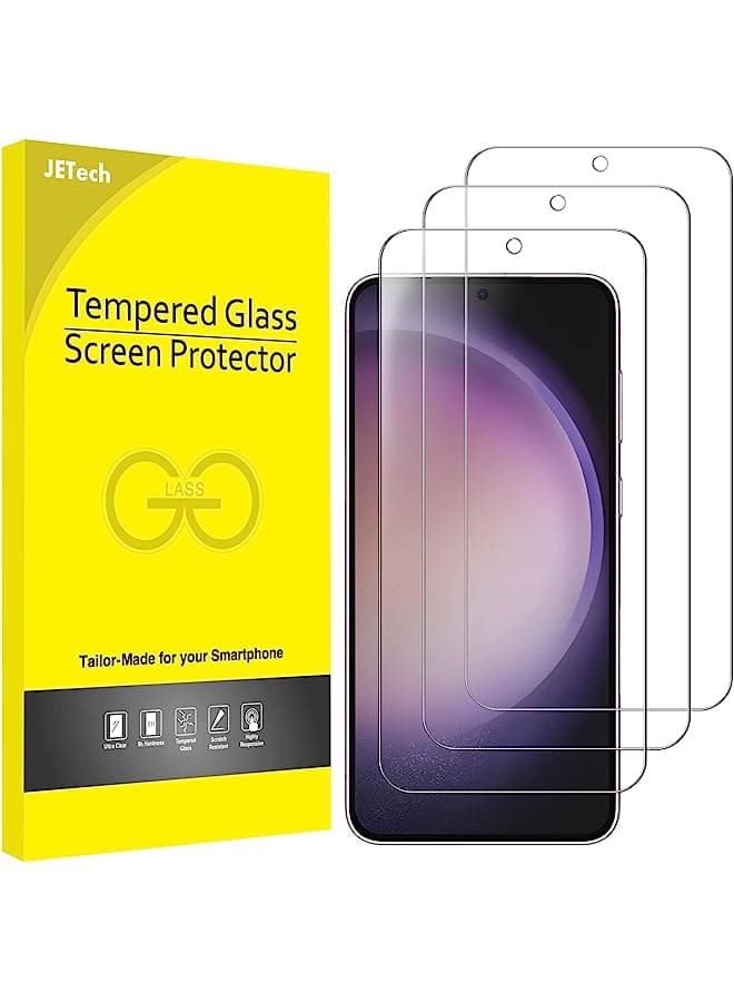 Screen Protector For Samsung Galaxy S23+ / S23 Plus 5G 6.6-Inch, Tempered Glass Film, Fingerprint Id Compatible, Hd Clear, 3-Pack
