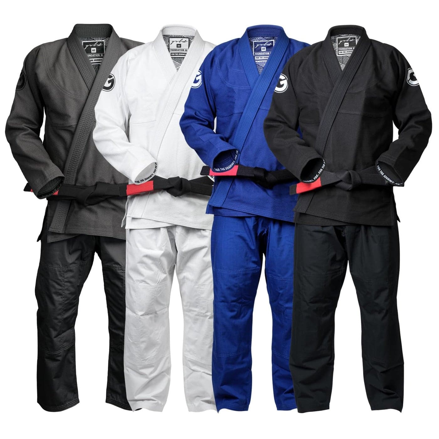 Gold BJJ Foundation Gi Pearl Weave Jiu Jitsu Gi for Men and Women IBJJF Competition Legal BJJ Gi Black A3