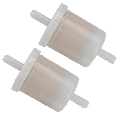 Harbot 5/16" Inline Fuel Filter for Kubota 12581-43012 BX25 ZD21 BX2360 BX2370 BX23 BX24 BX23D BX2660 BX24D BX25 BX2660D BX2670 BX2350 BX2200 BX2230 ZD25 Lawn Tractor Mowers (2 Pack)