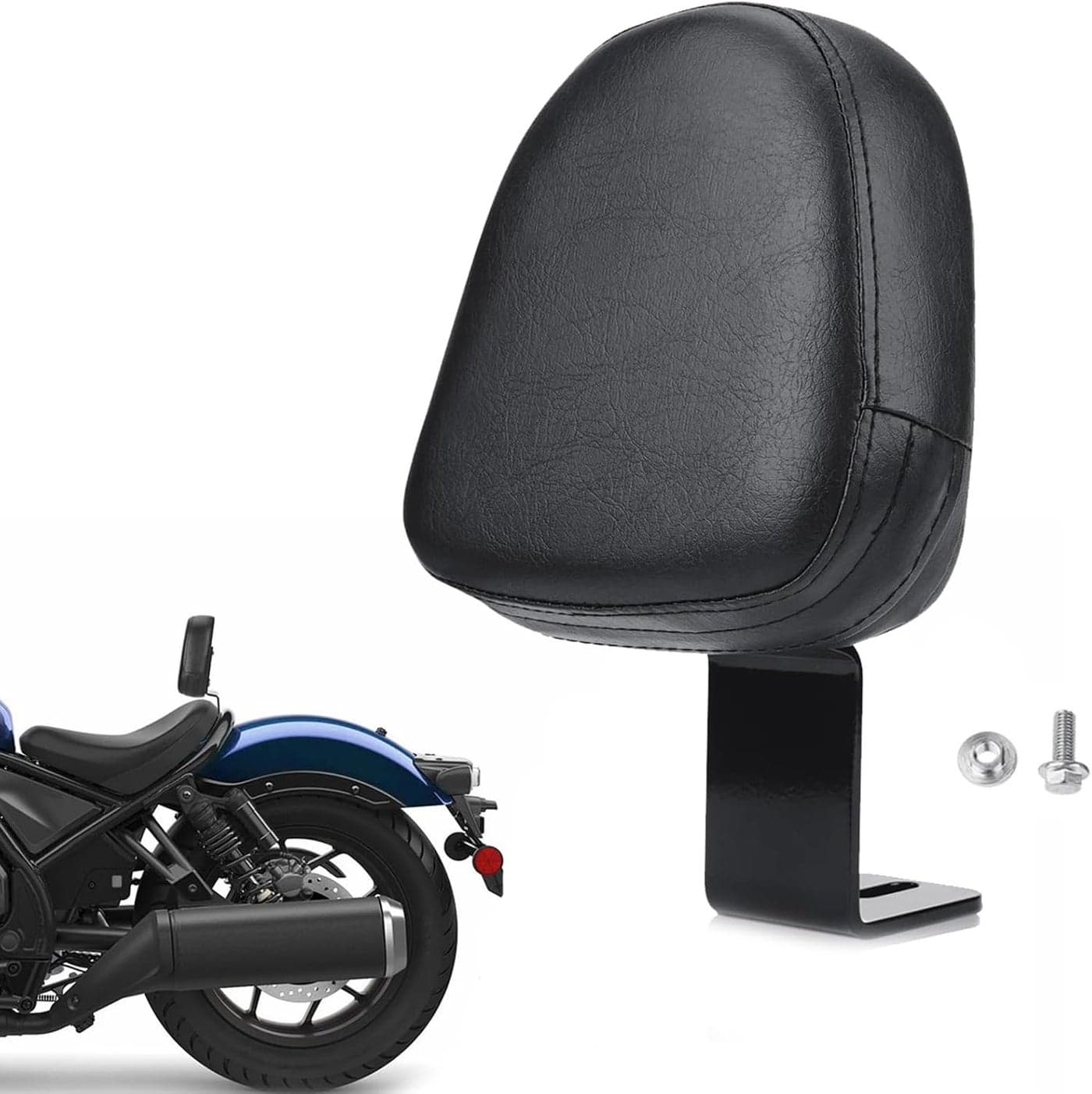 GYMARK Motorcycle Driver Backrest for Honda Rebel