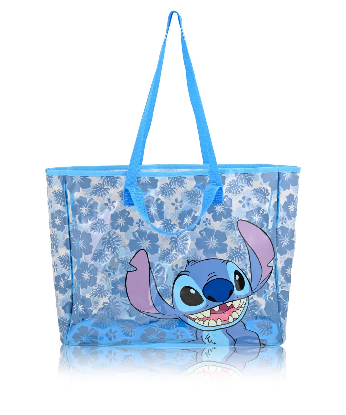 Fast Forward Stitch Beach Bag Tote Bag For Women | Stitch Beach Tote Travel Bag for Adults, Kids, Girls, Boys | Cute Stitch Accessories and Reusable Grocery Bags, Medium, LSVT26FN