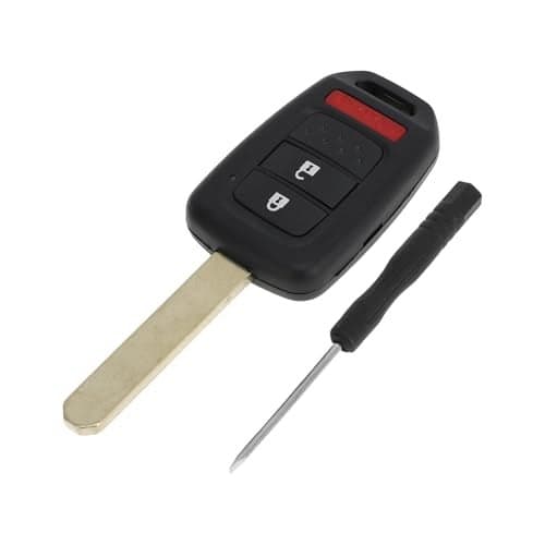 HEROFFIX 3 Buttons Key Shell Case MLBHLIK61T for Honda CRV 20142016 for Honda Fit 20152020 Keyless Entry Remote Key Fob Replacement Case