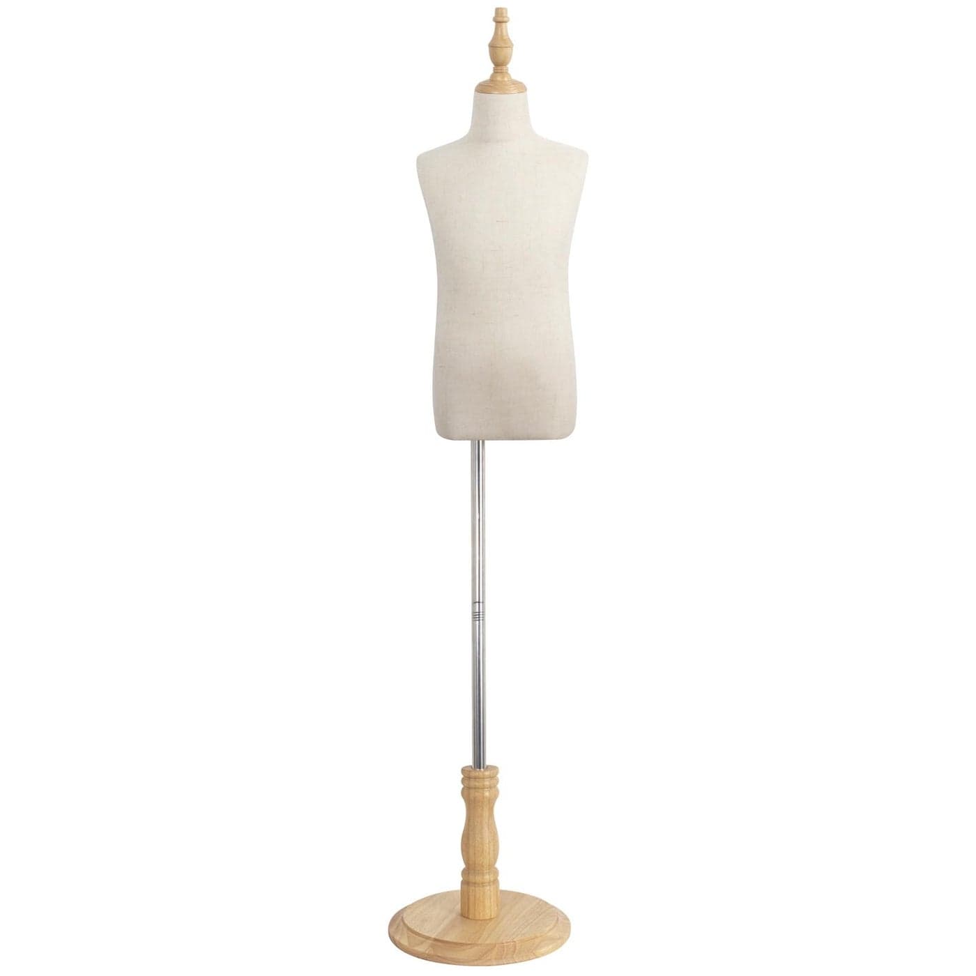 Kids Mannequin Body Child Dress Form with Wood Stand Adjustable Height Lightweight Portable Fits All Kinds of Clothes 1011 Years Old