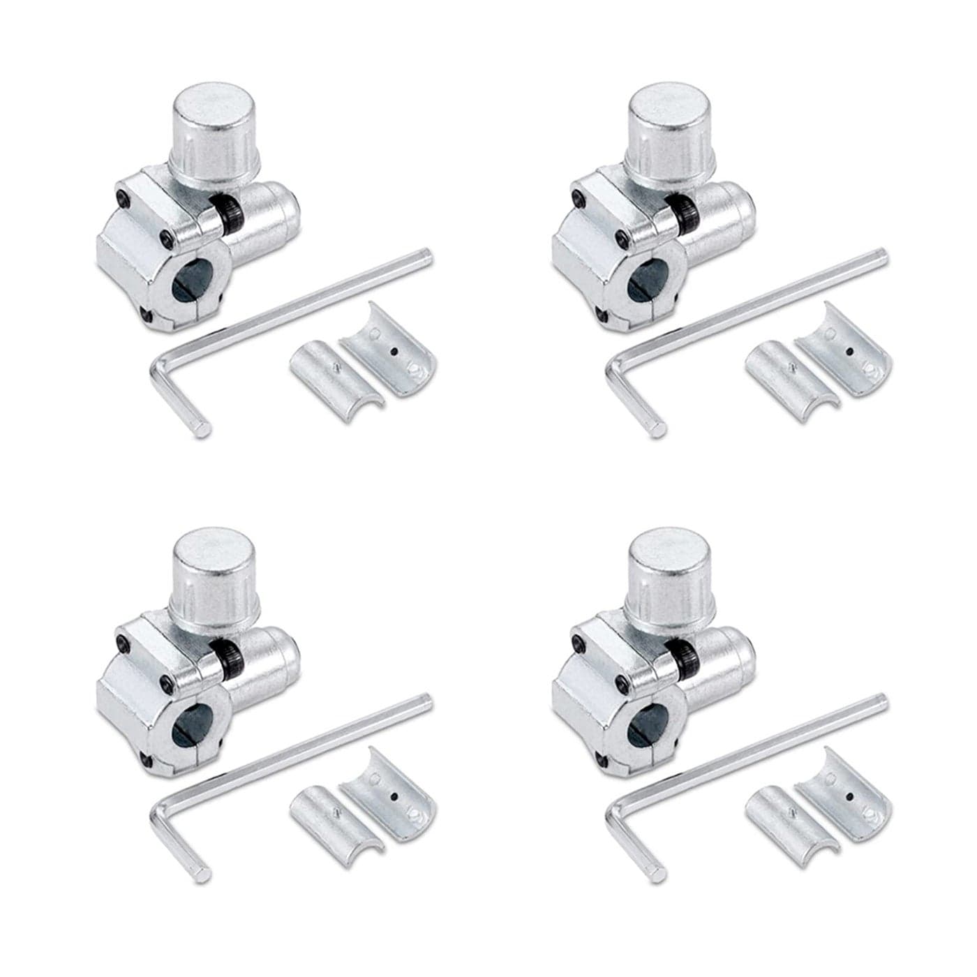 Mtsooning 4PCS BPV31 Bullet Piercing Valve Kit Adjustable Line Tap Valve for Air Conditioners HVAC 14 516 38 Tubing Replacement for AP4502525 BPV31D GPV14 GPV31 GPV38 GPV56 MPV31 AC HVAC