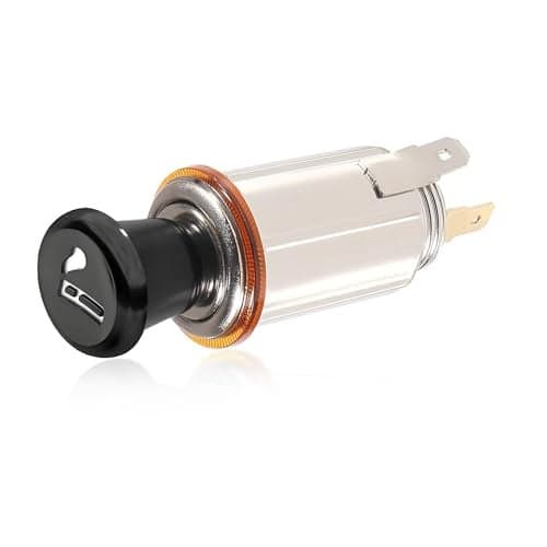 Yourkar Car Cigarette Lighter DC 12V Auto Cigarette Lighter Socket Plug Element Cigarette Lighter without Cable for Most Cars Trucks Trailers RVs Boats Universal Car Accessories
