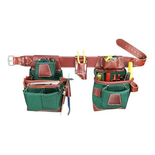Occidental Leather Heritage FatLip Tool Bag Set - Large - 25 Pockets & Tool Holders - Made in USA