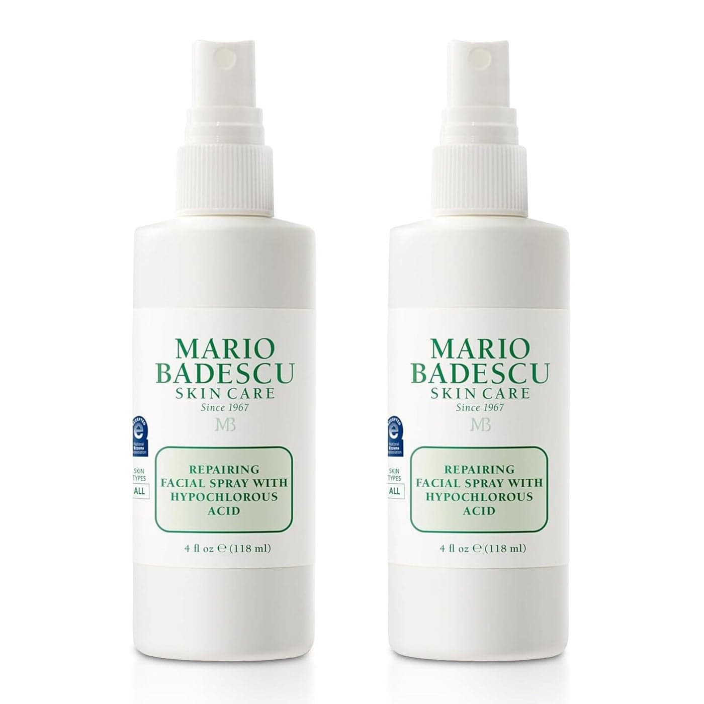 Mario Badescu Repairing HOCl Facial Spray with Hypochlorous Acid – Soothes & Calms Angry, Irritated Skin, Reduce Redness & Flare-Ups – pH Balancing, Non-Irritating Cleanser, Fragrance-Free