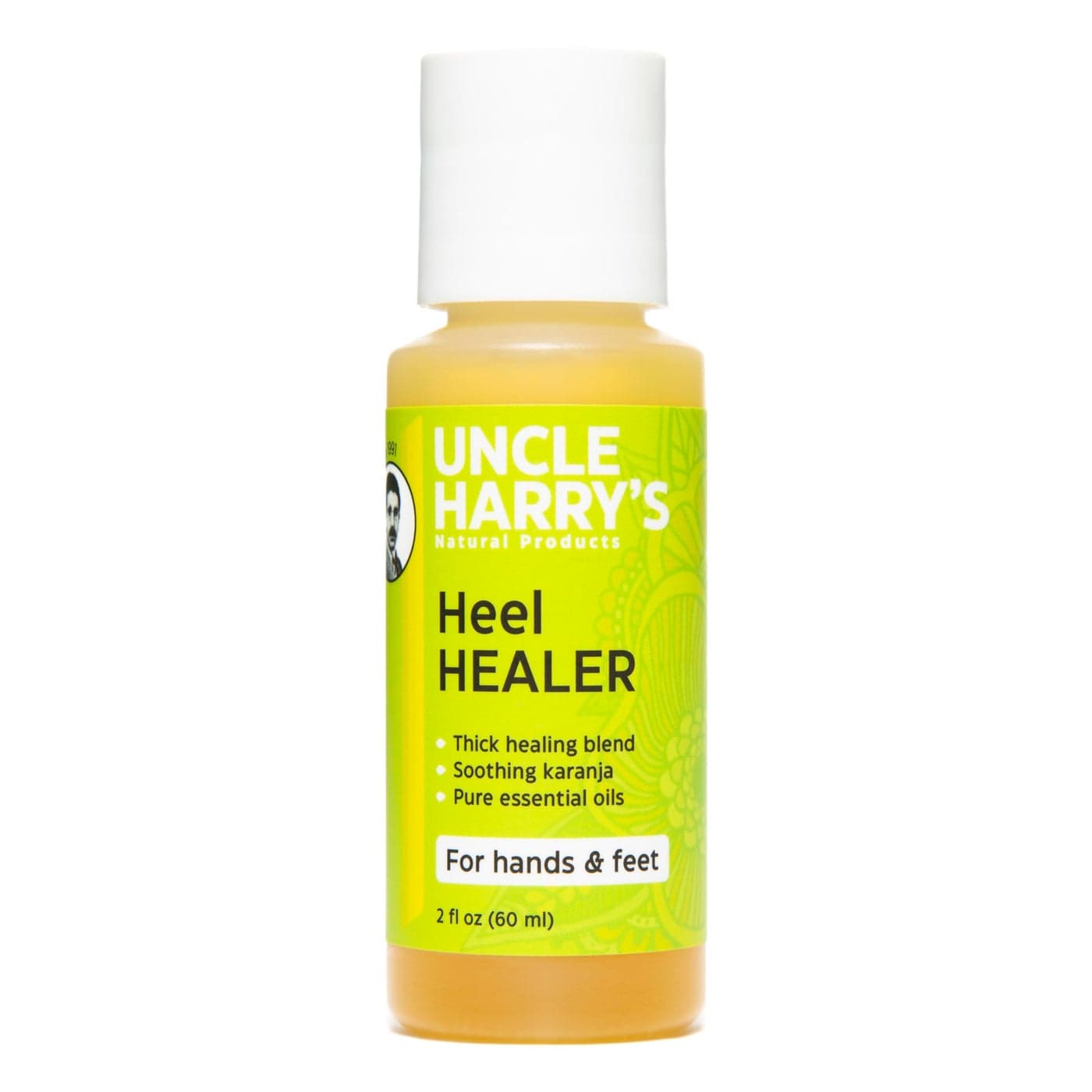 Uncle Harrys All Natural Heel Healer Foot Oil Foot Repair Dry Feet Treatment with Castor Oil Liquid Heel Balm Foot Softener Self Care Products for Cracked Heel Cuticle Care Foot Callus