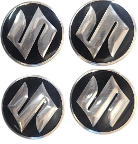 Spedy Car Alloy Wheel Cap Wheel Hub Caps Centre Cover Simple Stick On Compatible with Any car Set of 4 Suz.uki Spennwheln32