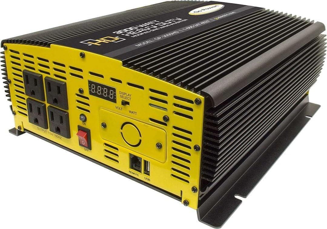 Go Power! GP-3000HD 3000-Watt Heavy Duty Modified Sine Wave Inverter