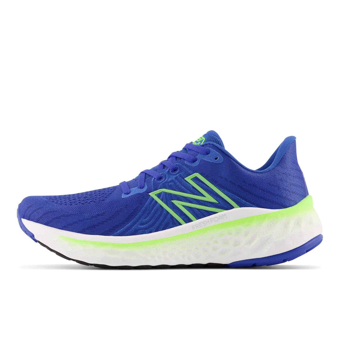 New Balance Mens Fresh Foam X Vongo V5 Running Shoe CobaltBlue GroovePixel Green 125 Medium