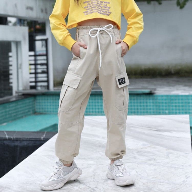Girls' Pants Autumn Children'S Zhongda Children'S Trousers Casual Pants 12-Year-Old Little Girl'S 13-Year-Old Work Pants Trendy