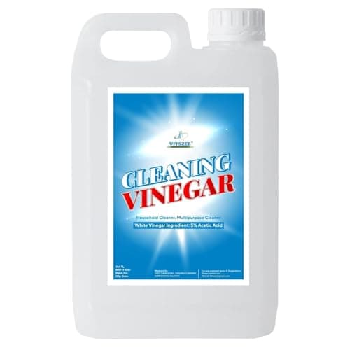 VITSZEE Antibacterial White Vinegar Cleaning 1L For Household Surface Cleaning, Glass, Stainless Steel Ceramic Vegetables Fruits Lime Scale Remover Odor Removal
